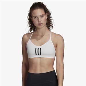 Adidas Women's All Me 3-Stripes Mesh Bra